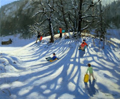 Fun in the Snow, Morzine, France by Andrew Macara